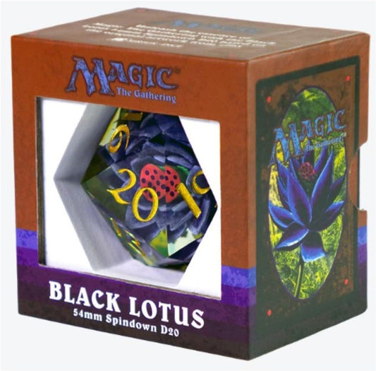 Sirius Dice: Magic The Gathering Black Lotus Spindown 54mm D20 - Loaded Dice