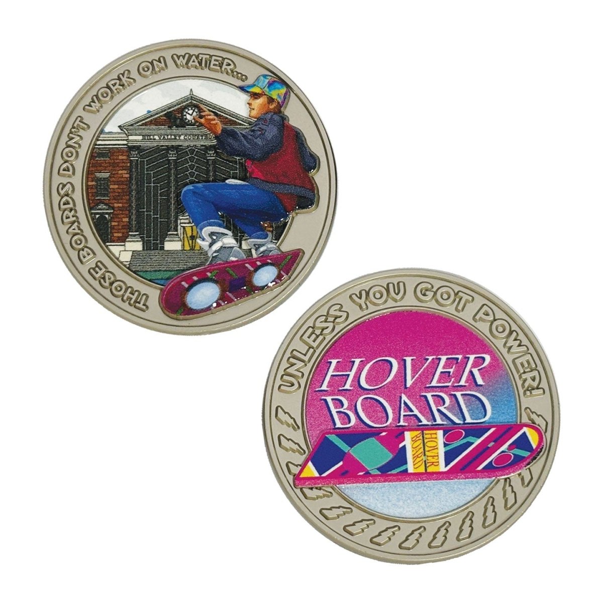 Back to the Future Limited Edition Hoverboard Coin - Loaded Dice