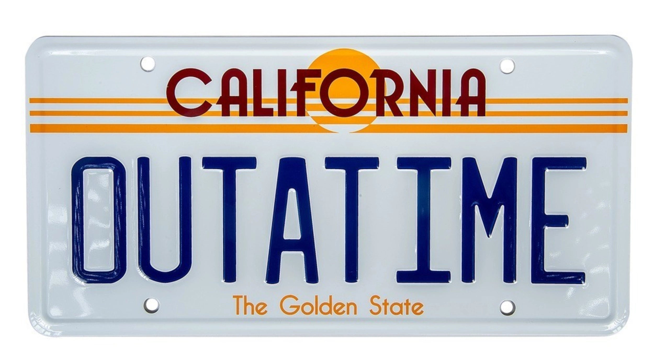 Back To The Future: OUTATIME License Plate - Loaded Dice