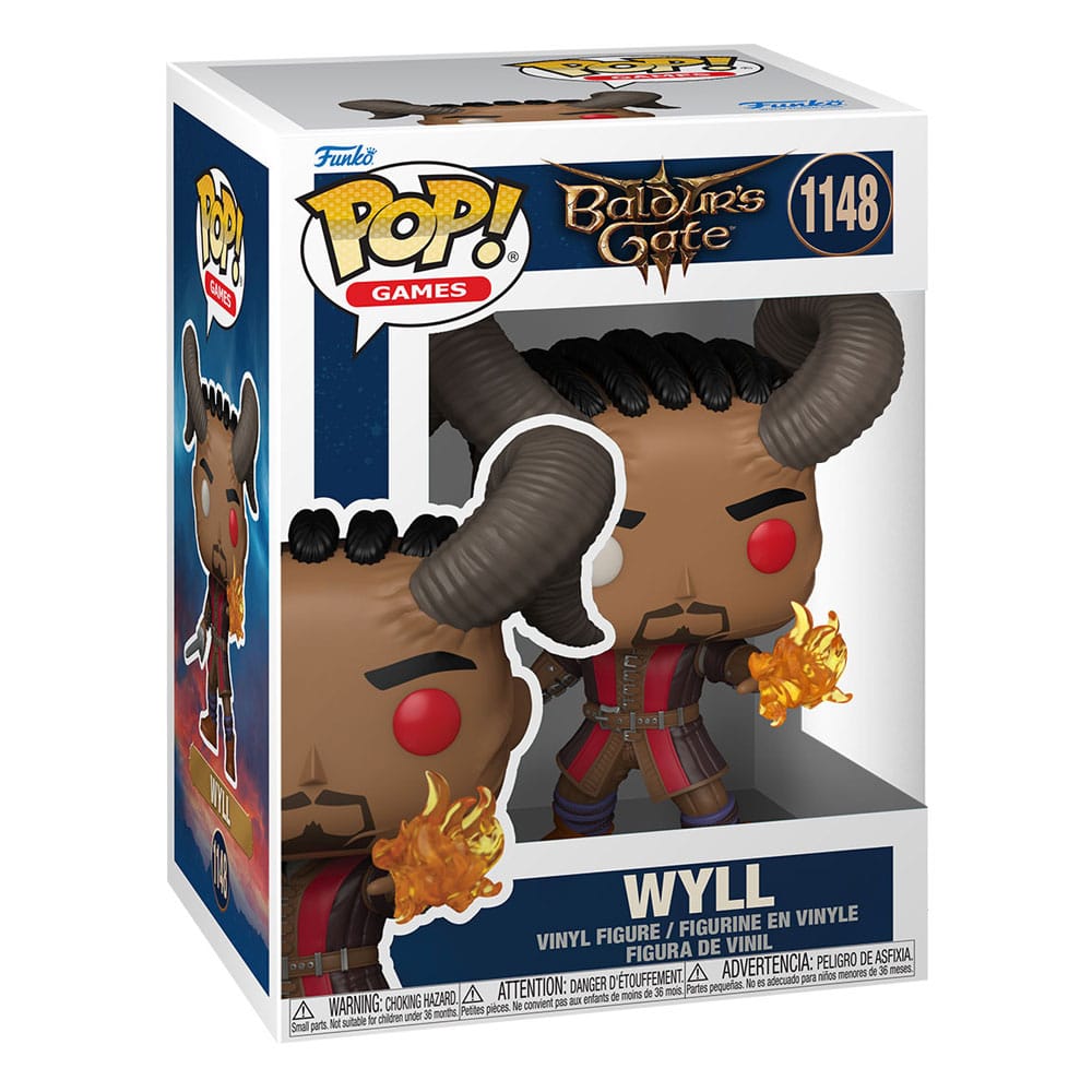 Baldur's Gate 3 Funko POP! Games Wyll vinyl figure 1148 in its window box