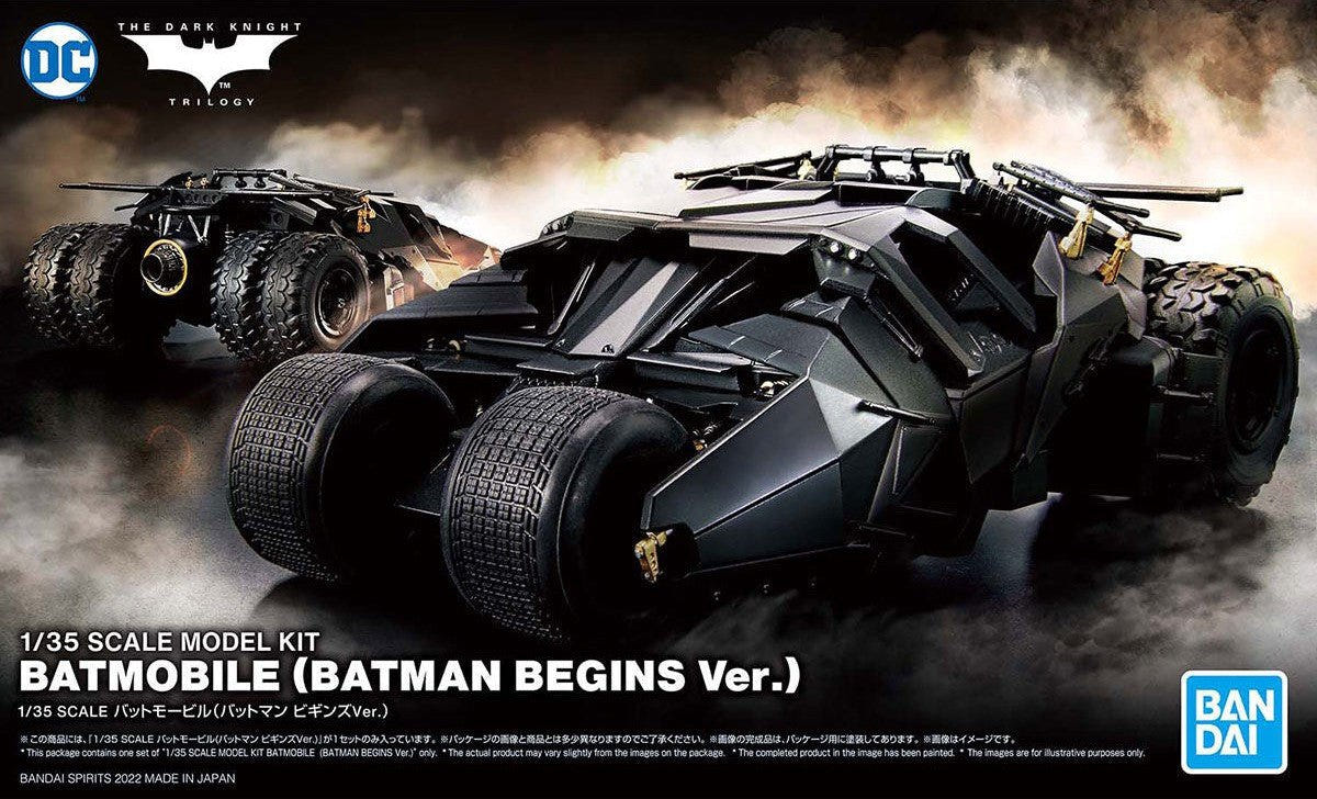 Bandai 1:35 Scale Model Kit Batmobile (Batman Begins Version) - MK62184
