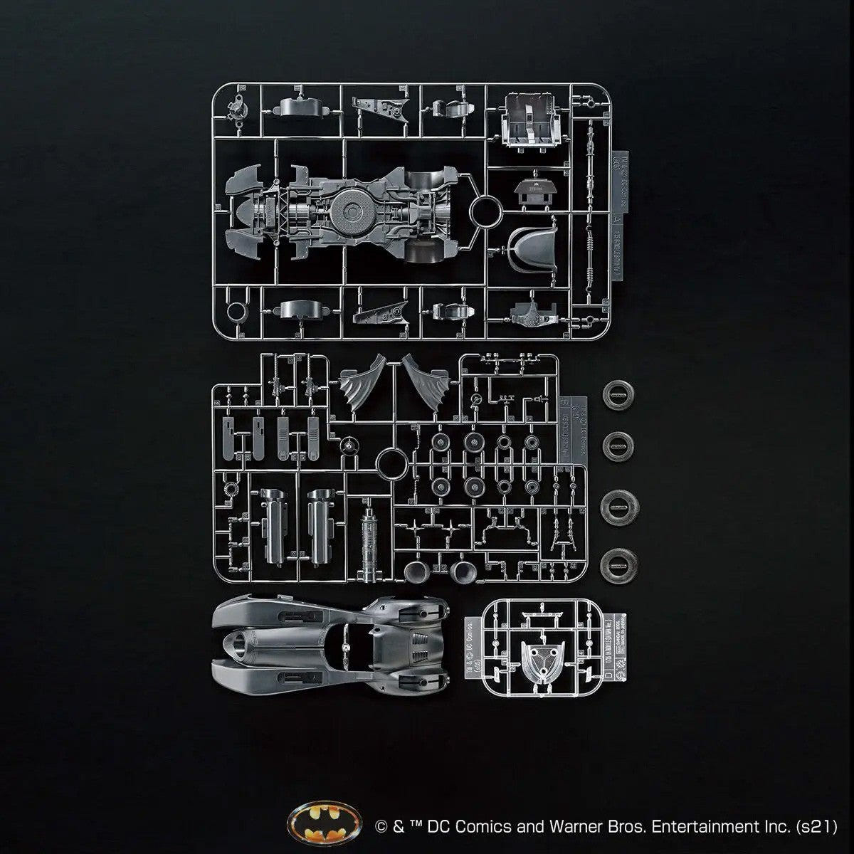 Bandai 1:35 Scale Model Kit Batmobile (Batman Version) - MK62185