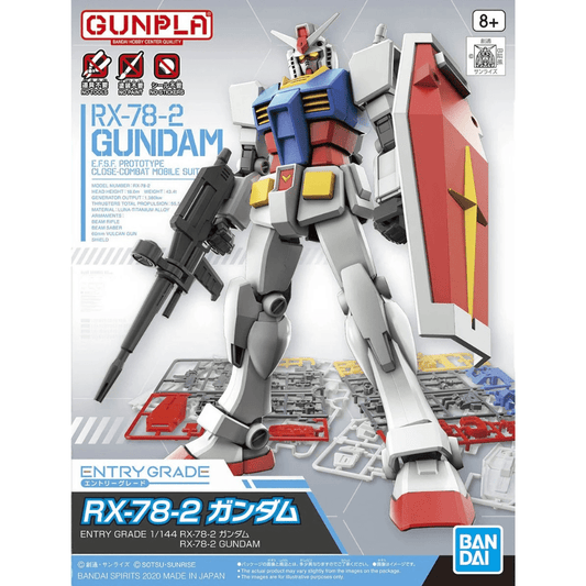 Bandai Entry Grade Gunpla model kit Entry Grade 1/144 RX-78-2 Gundam (3L)