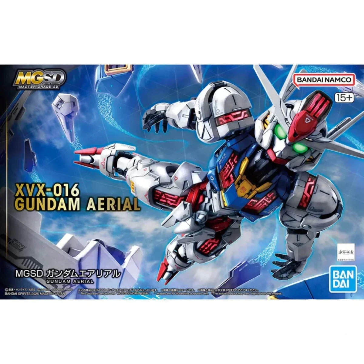 Bandai Master Grade SD Gunpla model kit Gundam Aerial - Master Grade (MGSD)