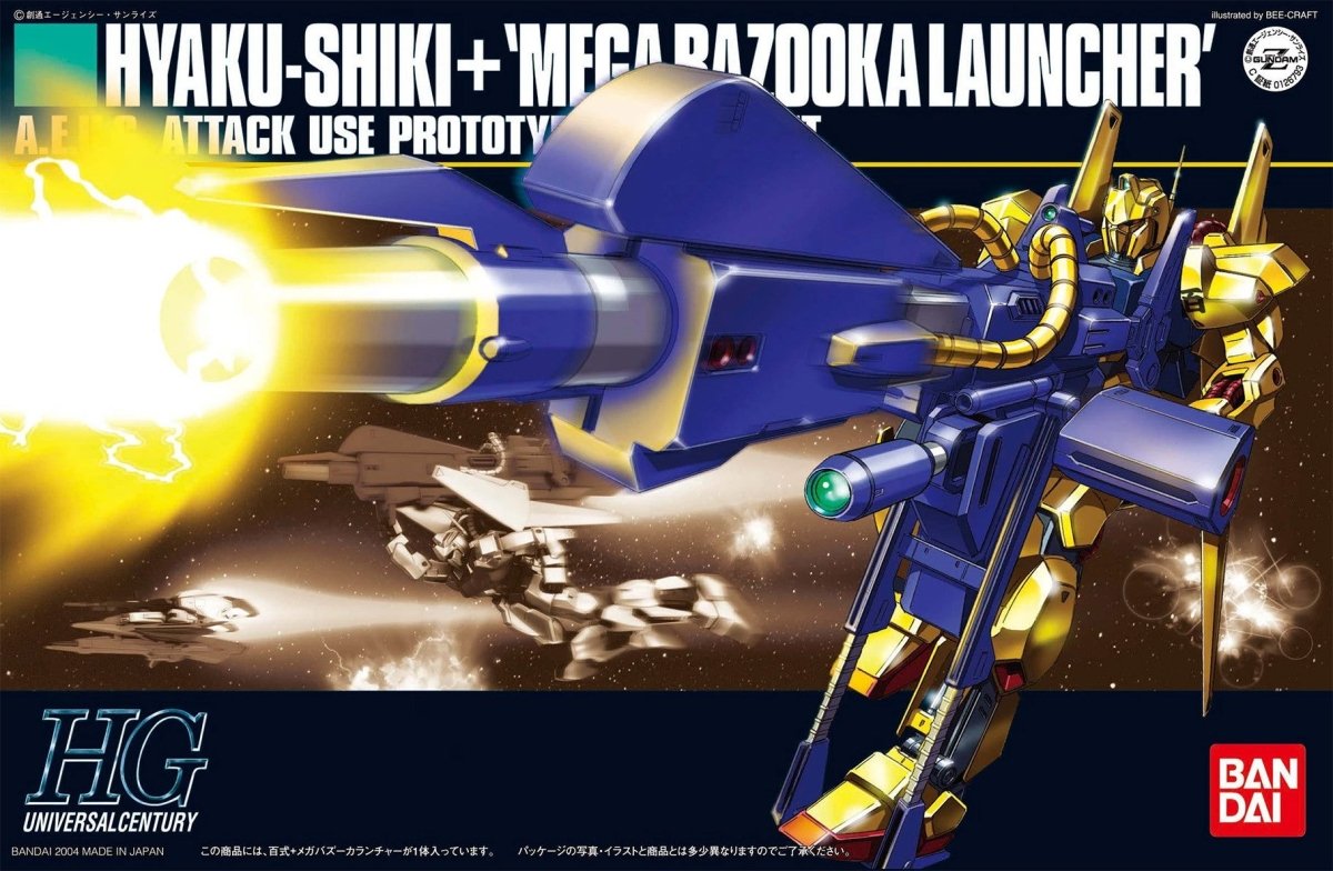 Bandai HGUC 1:144 Hyakushiki & Mega-Bazooka - MK26793