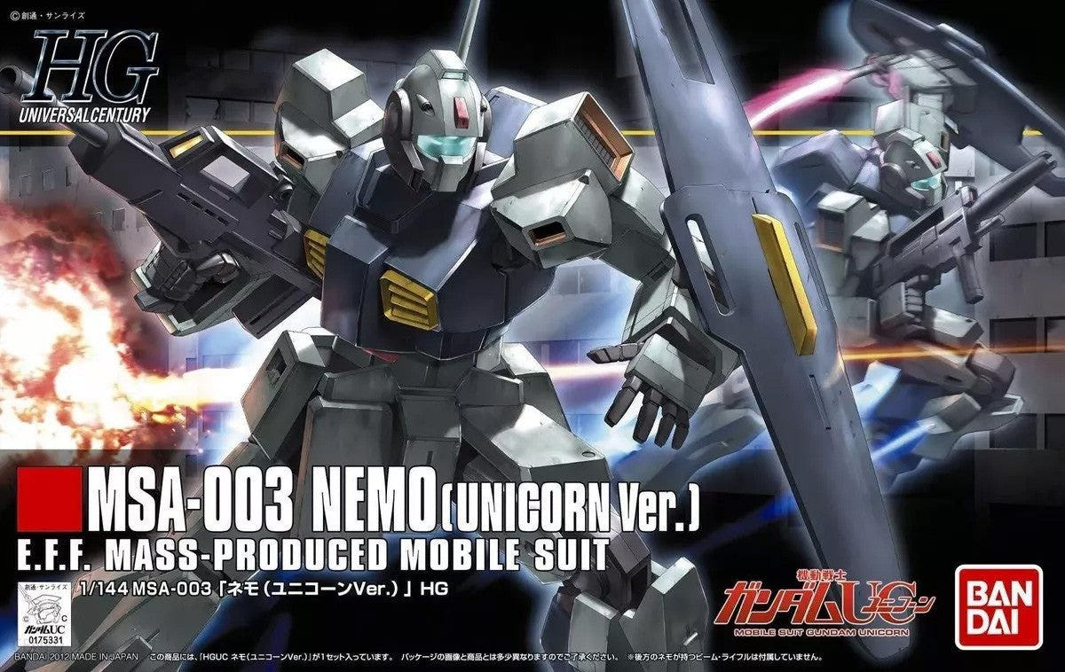 Bandai HGUC 1:144 MSA-003 Nemo (Unicorn Version) - MK60665