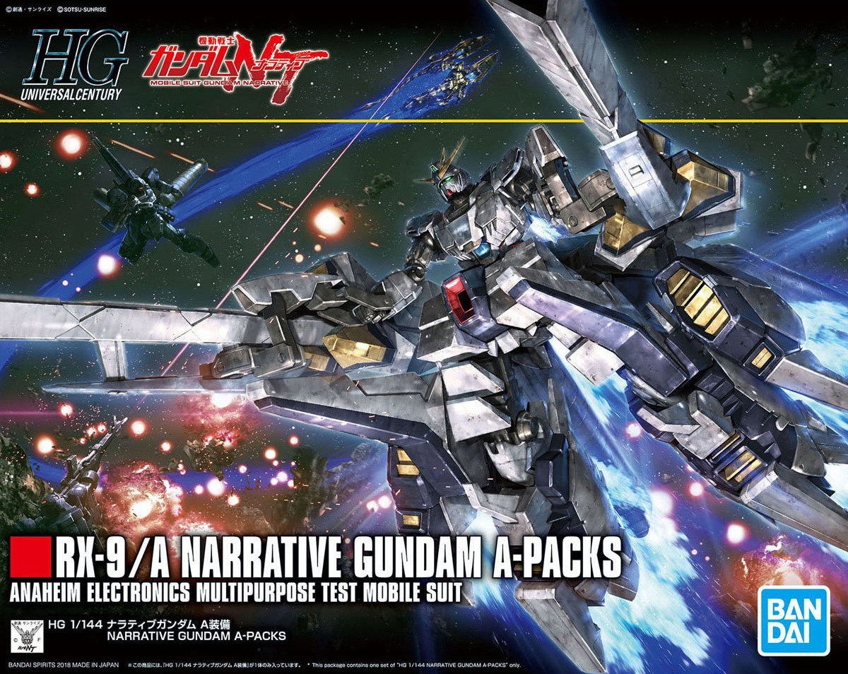 Bandai HGUC 1:144 Narrative Gundam A-Packs - MK55365