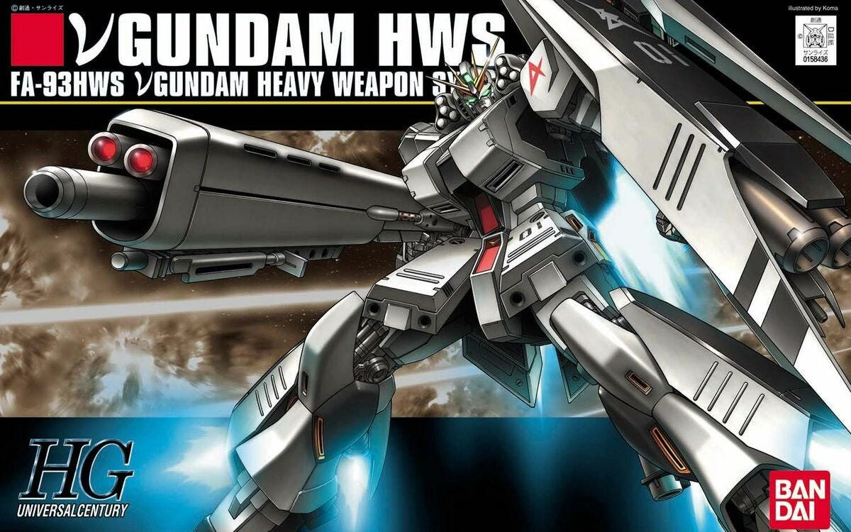 Bandai HGUC 1:144 ΝGundam (Heavy Weapon System) - MK57397