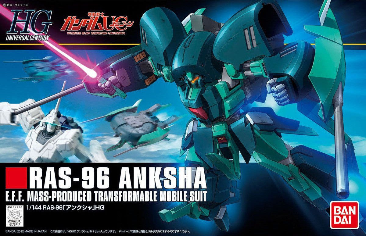Bandai HGUC 1:144 RAS-96 Anksha - MK55743