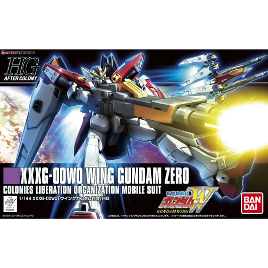 Bandai High Grade Gunpla model kit High Grade After Colony 1/144 Wing Gundam Zero