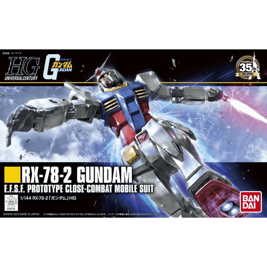 Bandai High Grade Gunpla model kit High Grade Universal Century 1/144 RX-78-2 Gundam