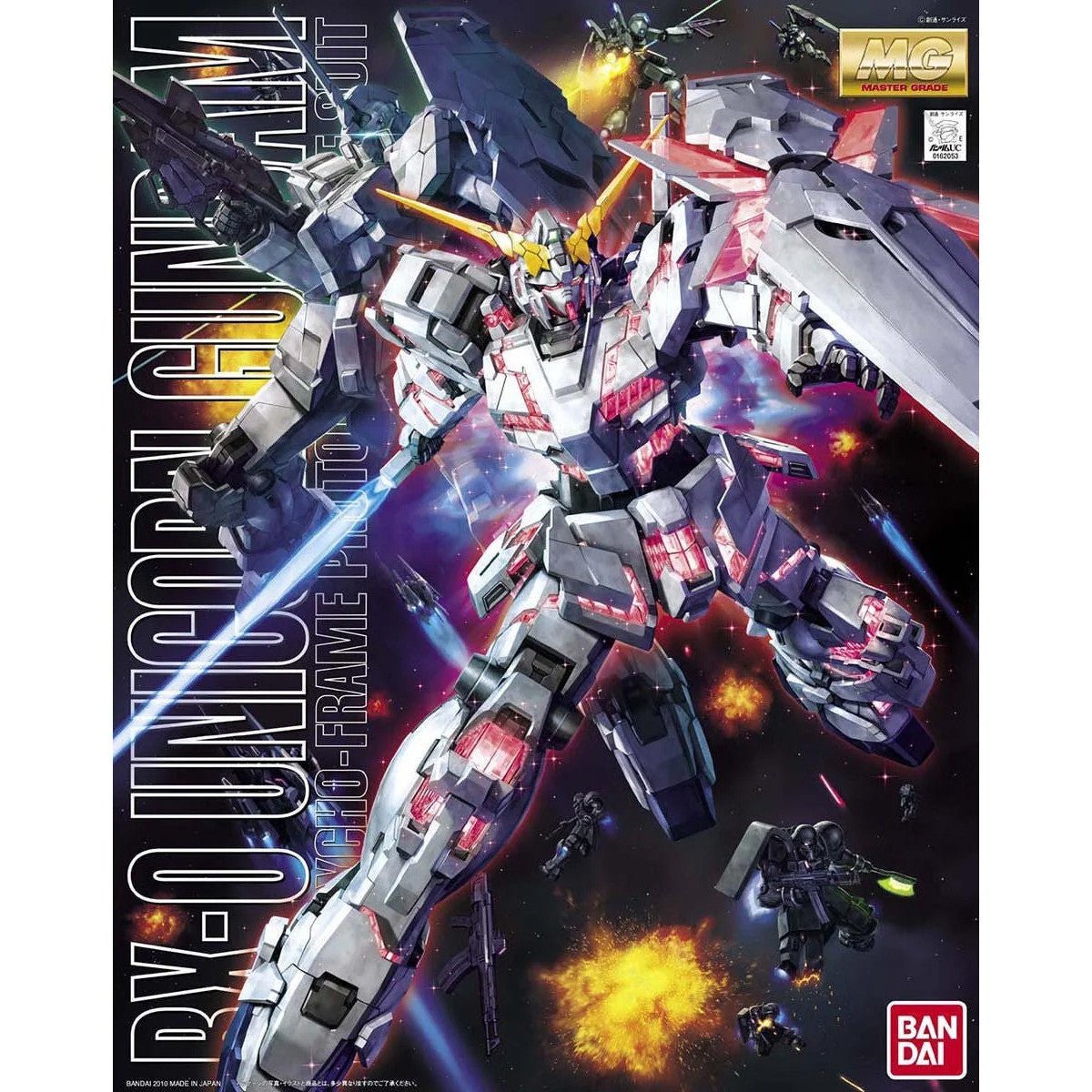 Bandai Master Grade Gunpla model kit Master Grade 1/100 RX-0 Unicorn Gundam