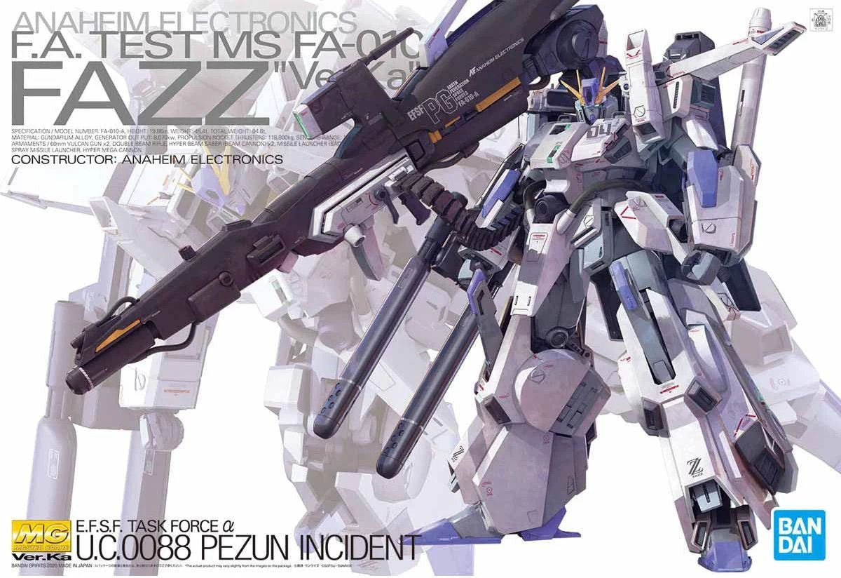 Bandai MG 1:100 Fazz Version Ka - MK58880