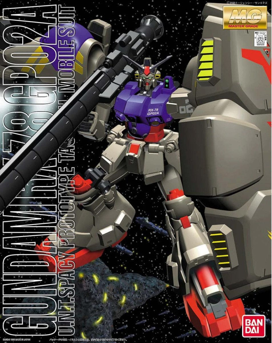 Bandai MG 1:100 Gundam GP02A - MK63536