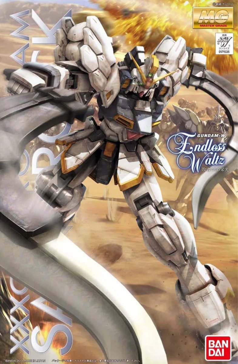 Bandai MG 1/100 Gundam Sandrock EW kit, Endless Waltz box art