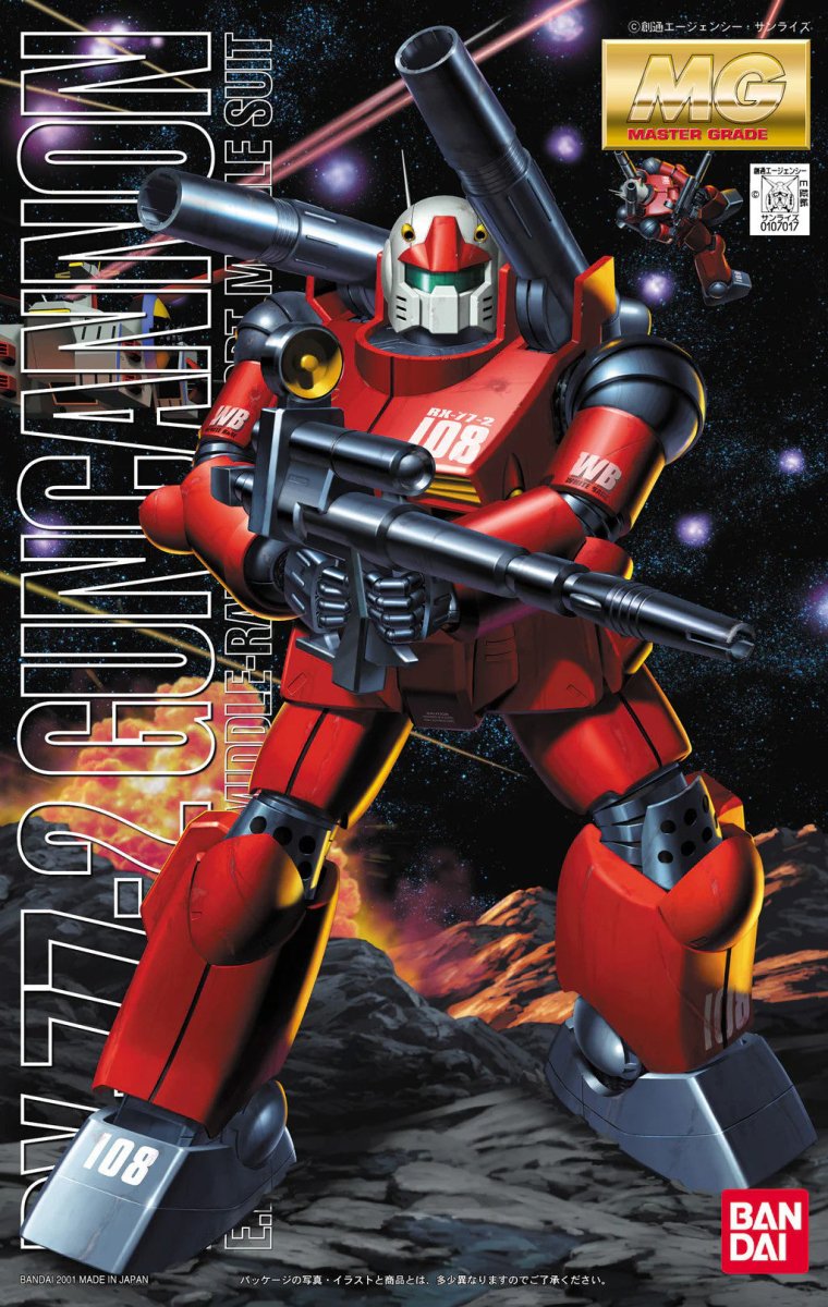 Bandai MG 1:100 RX-77-2 Guncannon - MK63570