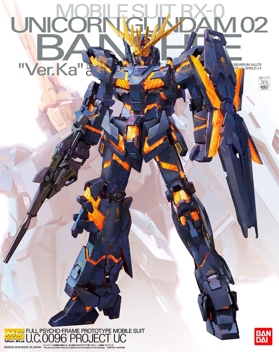 Bandai MG 1:100 Unicorn Gundam 02 Banshee Version Ka - MK61593