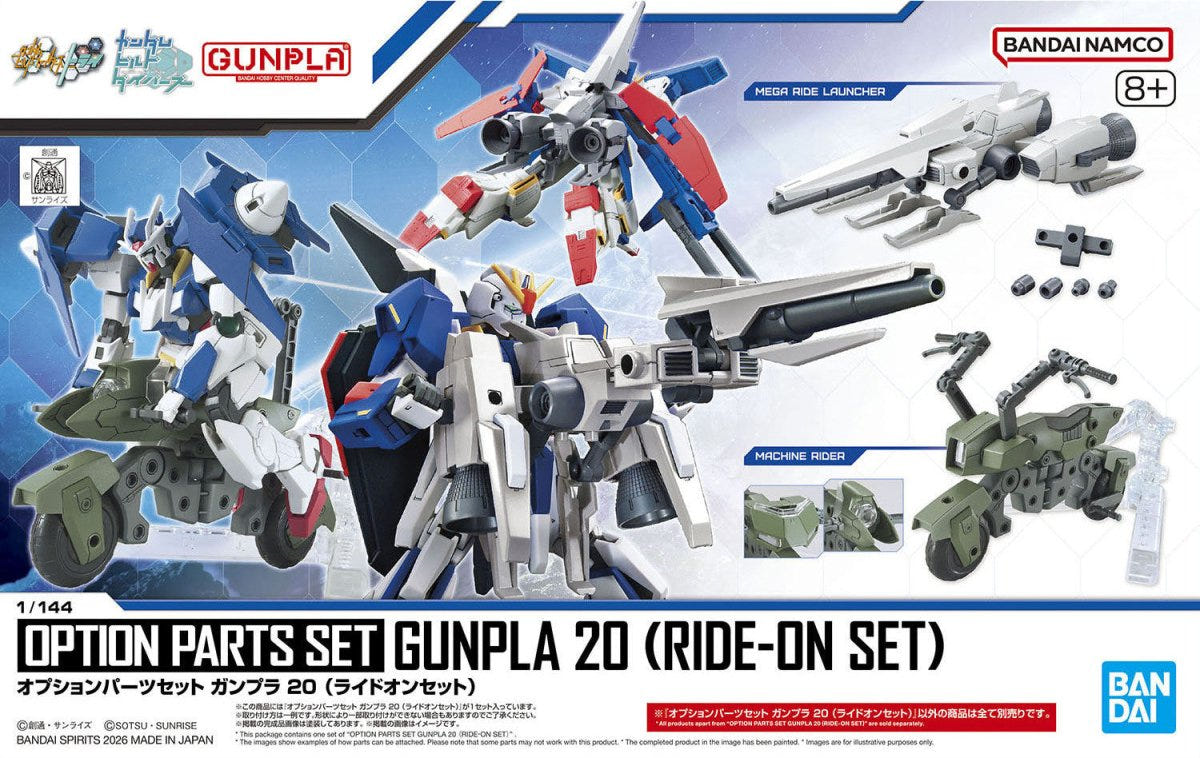 Bandai Option Parts Set Gunpla 20 (Ride-On Set) - MK72028