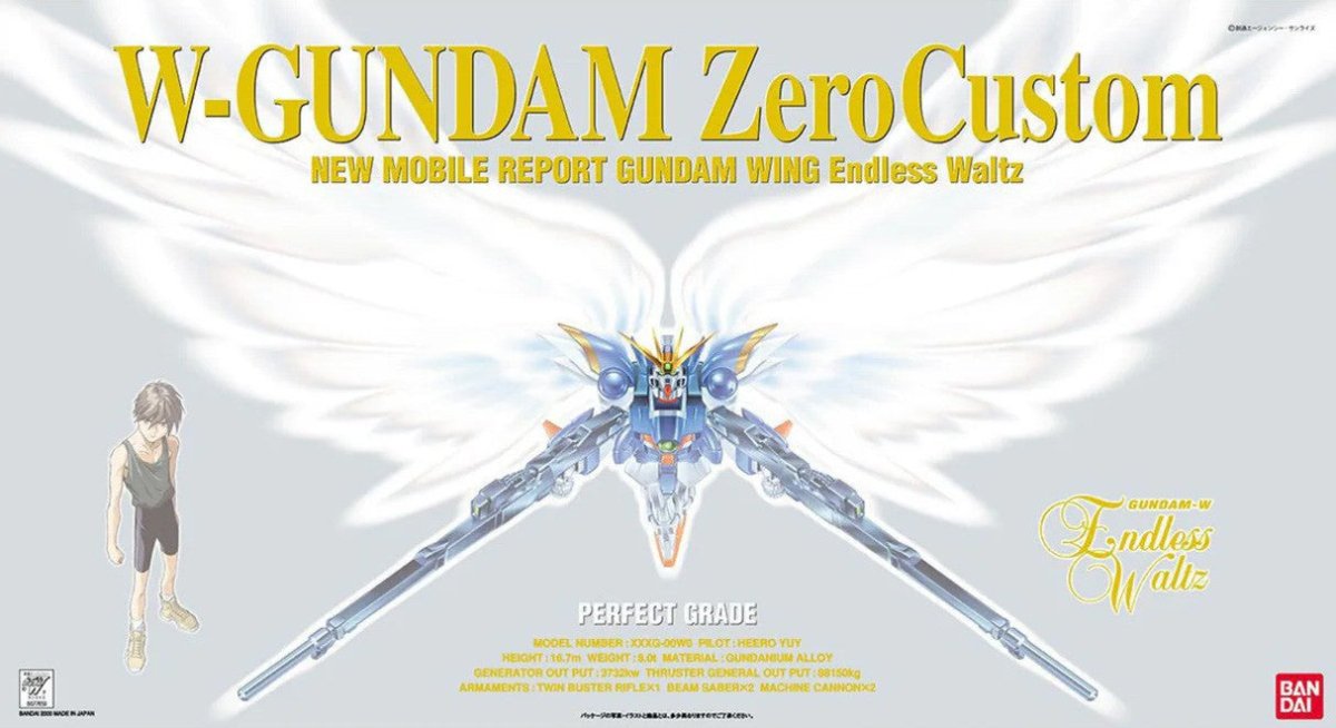 Bandai PG 1:60 W-Gundam Zero Custom - MK63825