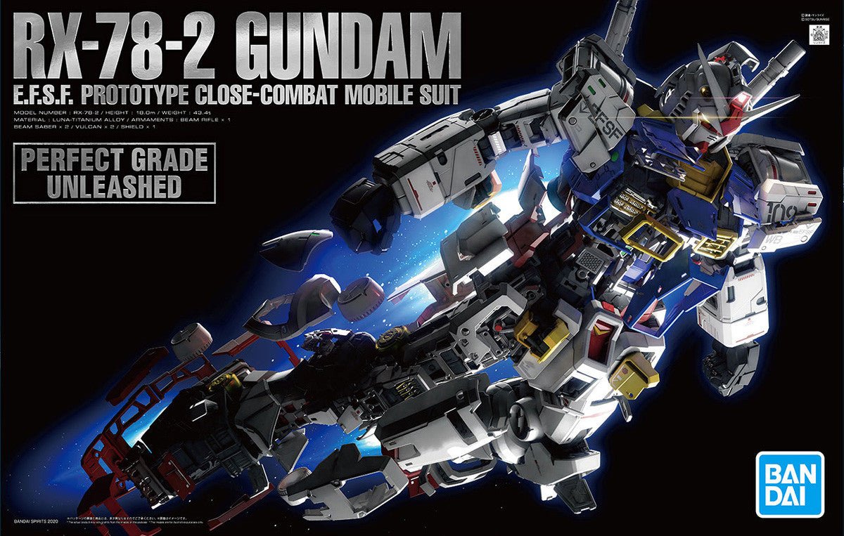 Bandai PG Unleashed 1:60 RX-78-2 Gundam - MK60765