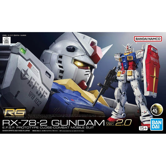 Bandai Real Grade Gunpla model kit Real Grade 1/144 RX-78-2 Gundam Version 2.0