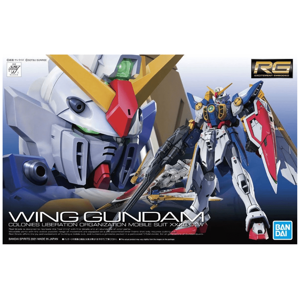 Bandai Real Grade Gunpla model kit Real Grade 1/144 Wing Gundam