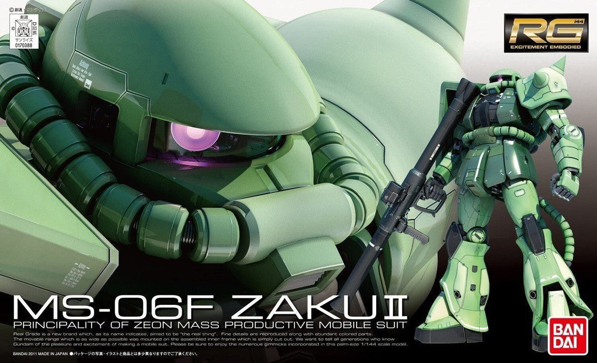 Bandai RG 1:144 MS-06F Zaku II - MK61596