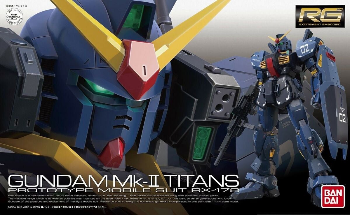 Bandai RG 1:144 RX-178 Gundam Mk-II (Titans) - MK61597