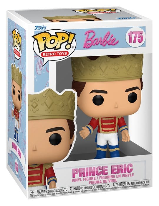 Barbie in the Nutcracker POP! Animation Vinyl Figures Prince Eric 9 cm – Sealed Case of 6 (with Chase chance)
