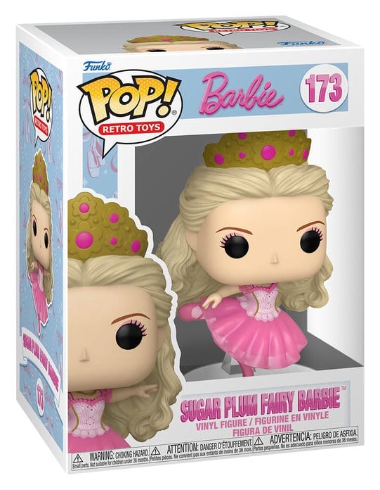 Barbie in the Nutcracker Funko POP! 173 Sugar Plum Fairy Barbie arabesque vinyl figure in its box