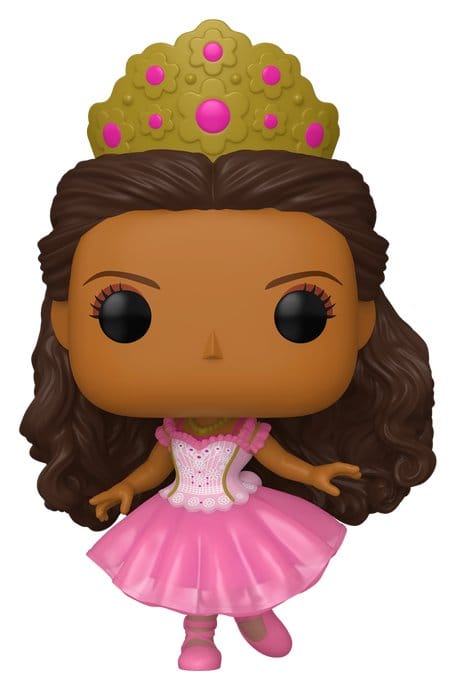 Funko POP! Retro Toys Sugar Plum Fairy Barbie vinyl figure in pink tutu and crown, curtsy pose