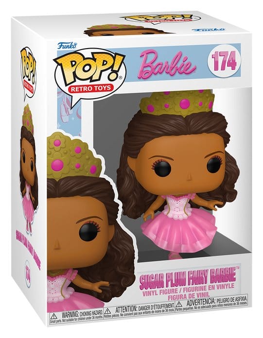 Barbie in the Nutcracker Funko POP! 174 Sugar Plum Fairy Barbie curtsy vinyl figure in its box