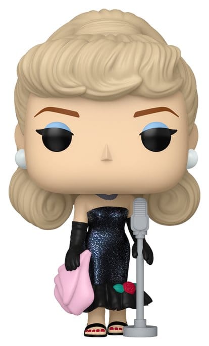 Funko Barbie POP! Retro Toys Solo in the Spotlight vinyl figure in sparkly black gown at a microphone
