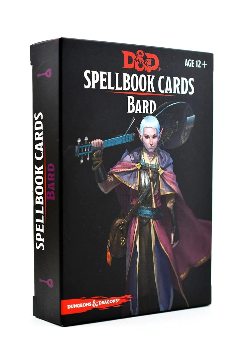 D&D - Bard Spellbook Cards - Loaded Dice Barry Vale of Glamorgan CF64 3HD