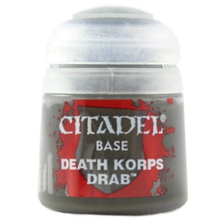 Citadel Base: Death Korps Drab 12ml - Loaded Dice Barry Vale of Glamorgan CF64 3HD