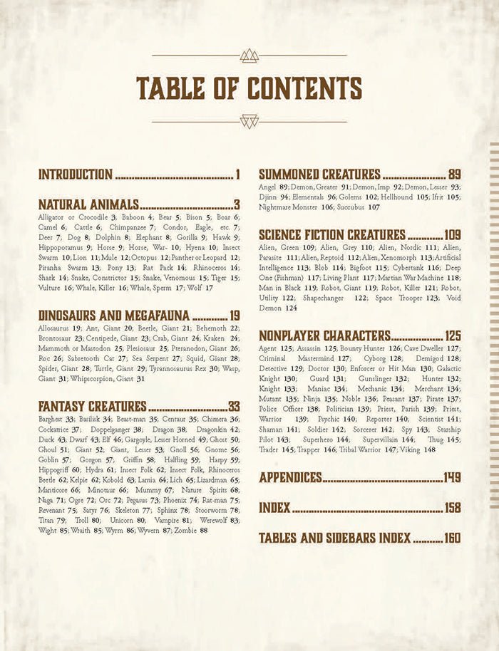 Basic Roleplaying: Creatures - Loaded Dice