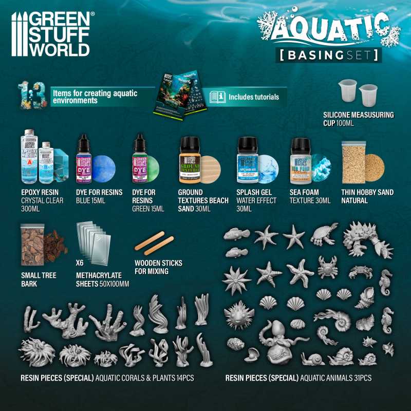 Green Stuff World Environment Basing Sets - Aquatic - Loaded Dice