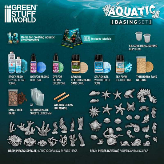Green Stuff World Environment Basing Sets - Aquatic - Loaded Dice