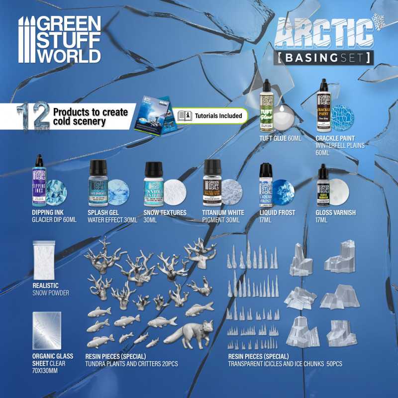 Green Stuff World - Environment Set - Arctic - Loaded Dice Barry Vale of Glamorgan CF64 3HD