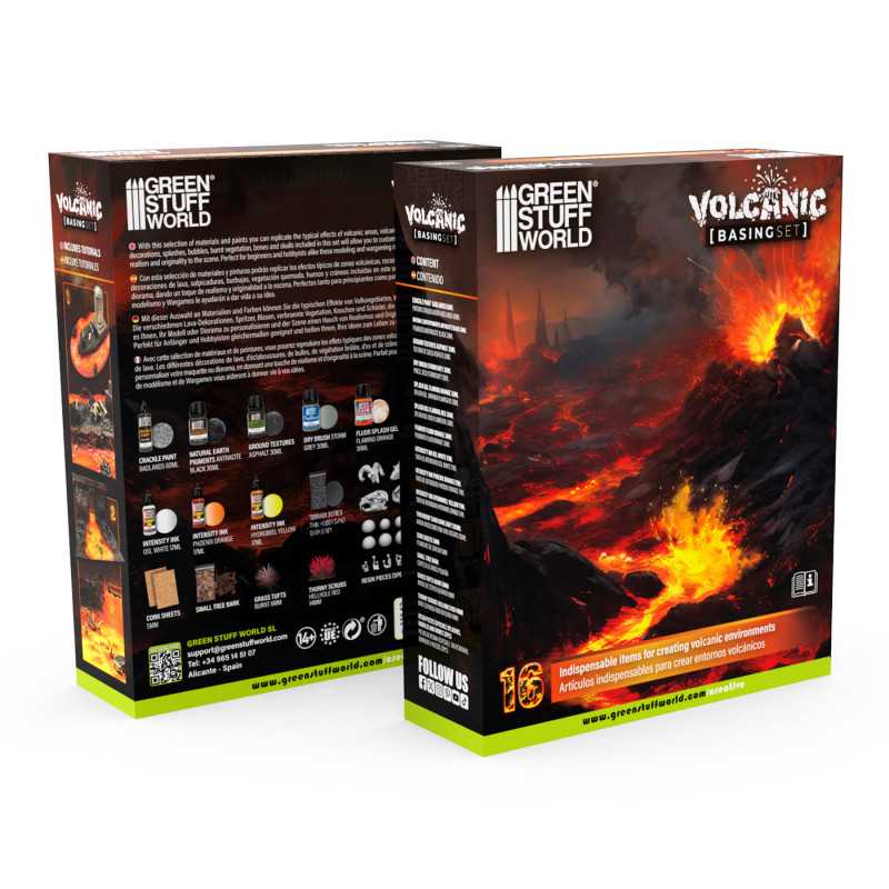 Green Stuff World - Environment Basing Sets - Volcanic - Loaded Dice Barry Vale of Glamorgan CF64 3HD
