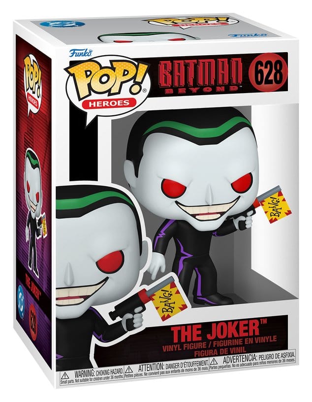 Funko Batman Beyond POP! Heroes The Joker vinyl figure in window box, number 628