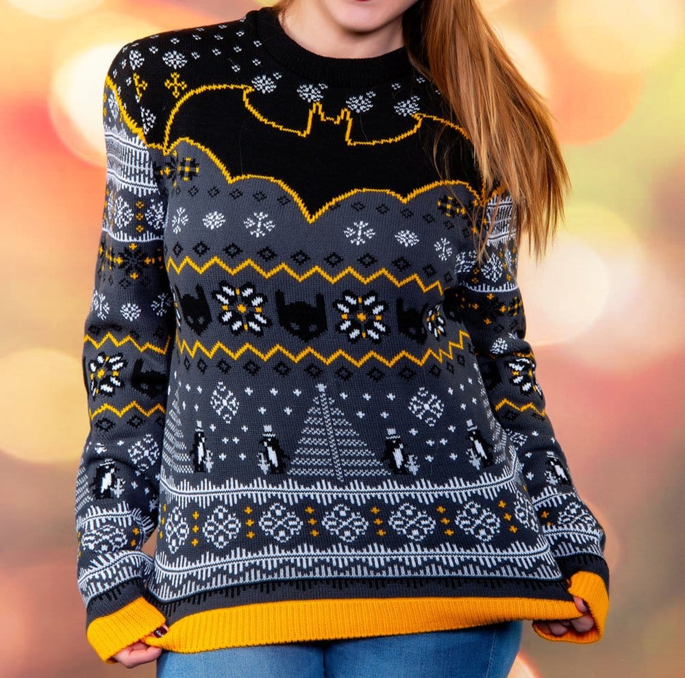 Batman Christmas Jumper Penguin