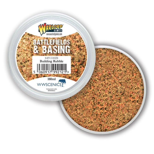 Battlefields & Basing: Building Rubble miniature scenery bases