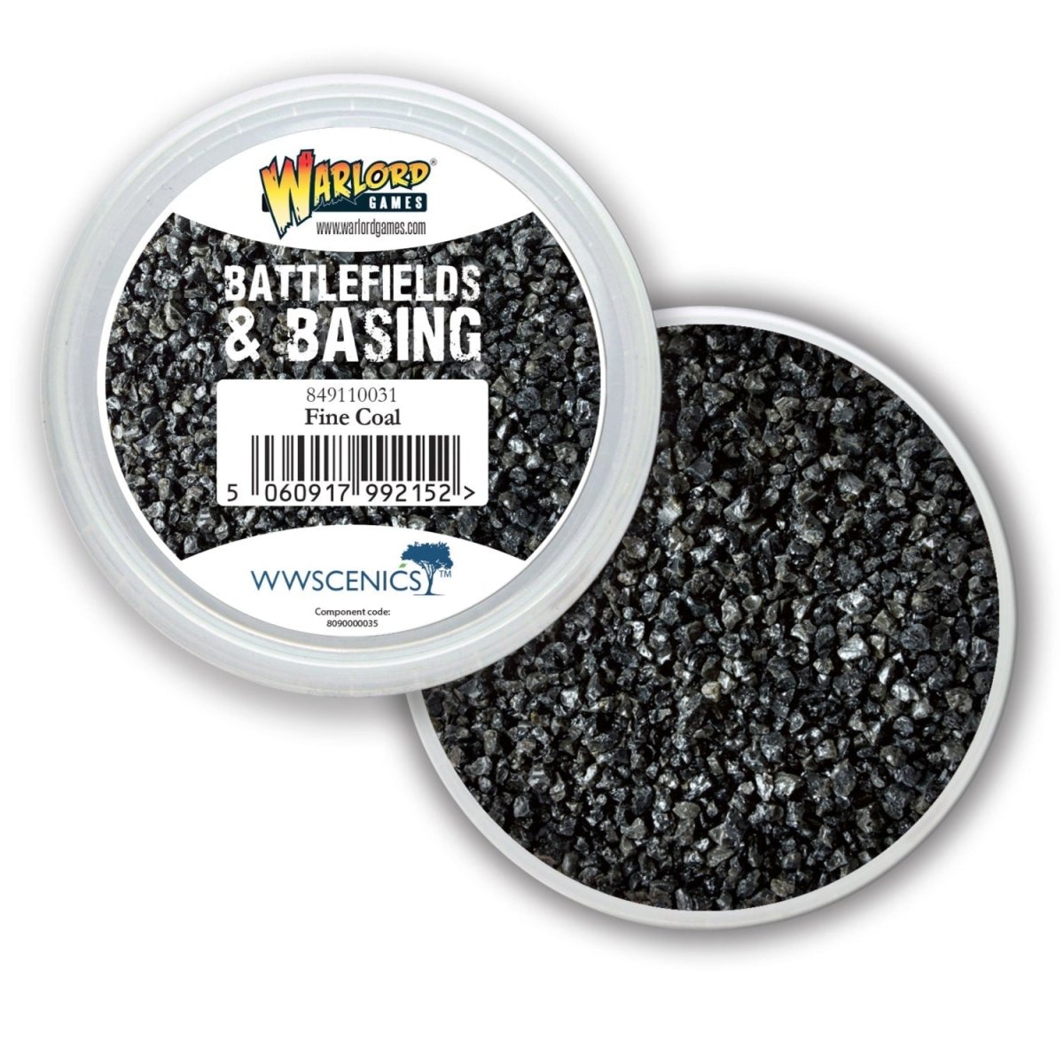 Battlefields & Basing: Fine Coal miniature scenery bases