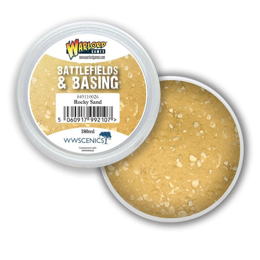 Battlefields & Basing: Rocky Sand miniature scenery bases
