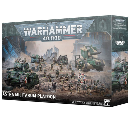 Warhammer 40,000 Astra Militarum Platoon box set packaging