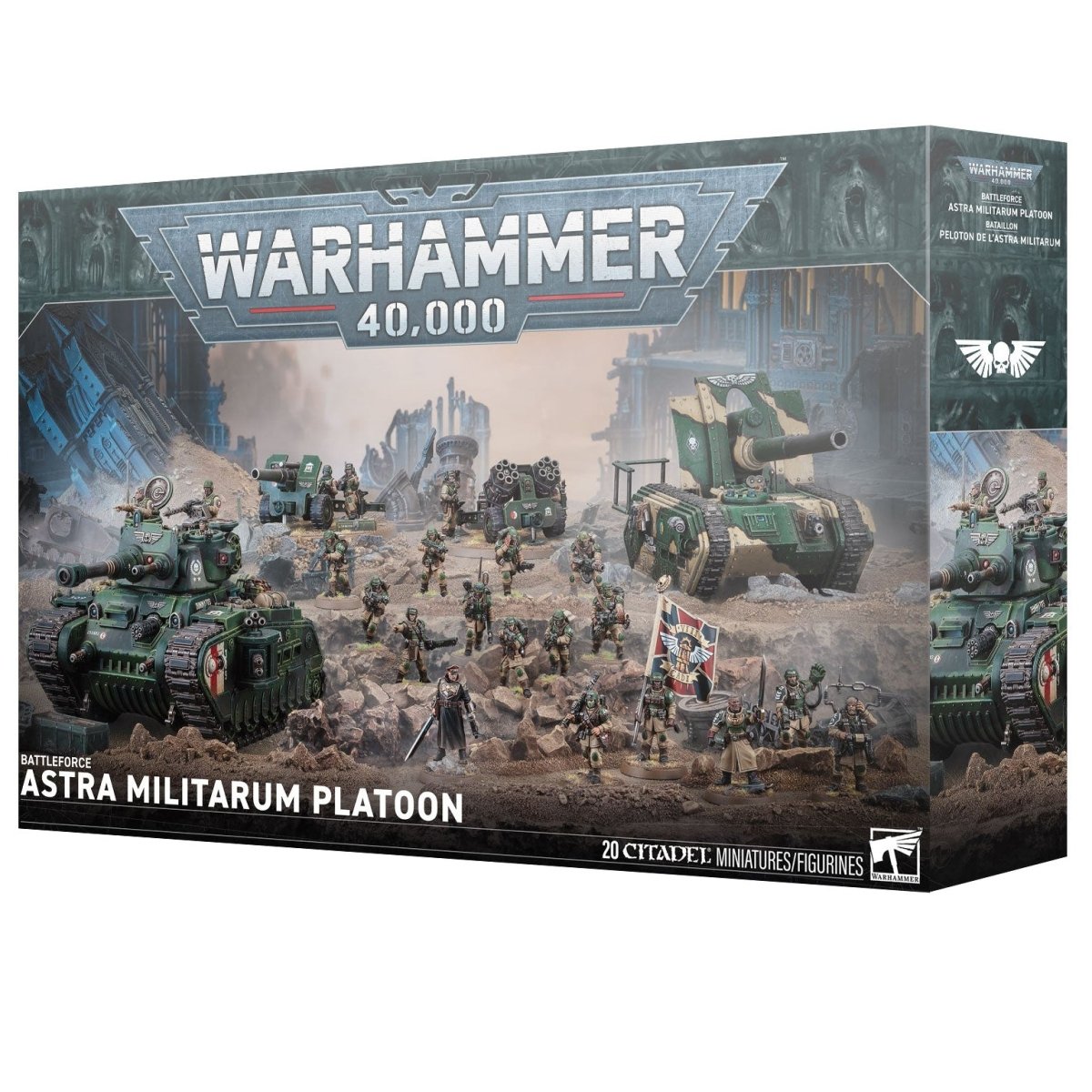 Warhammer 40,000 Astra Militarum Platoon box set packaging