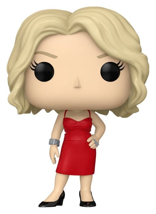 Funko Pop! Television Number Six vinyl figure from Battlestar Galactica in a red dress