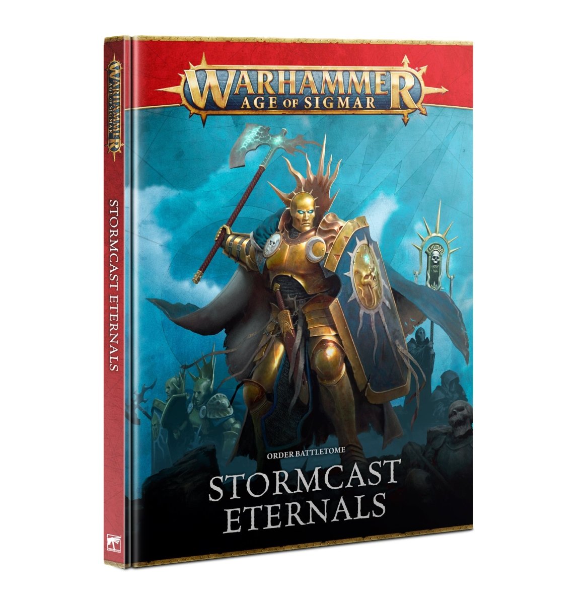 Games Workshop Age of Sigmar Battletome Stormcast Eternals book cover