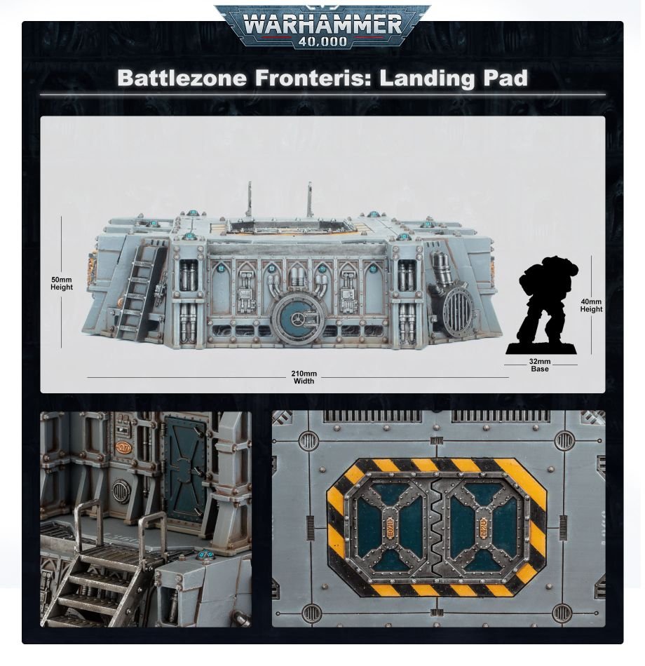 Battlezone Fronteris: Landing Pad model detail - Loaded Dice